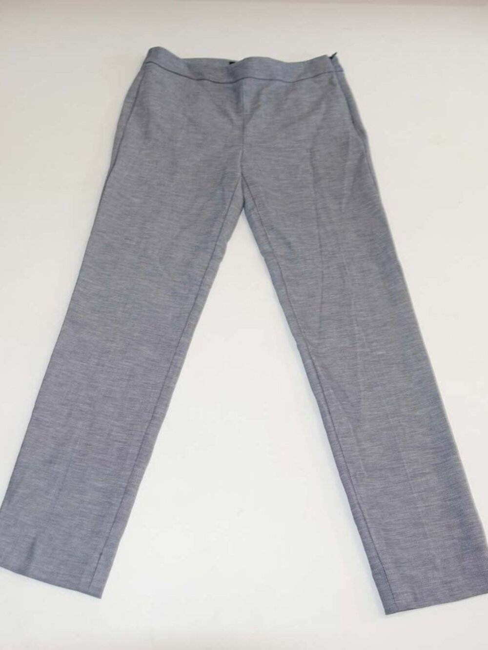 Talbots Women's Chatham Ankle Side Zip Pants Size 2 Grayish Blue 29" Inseam